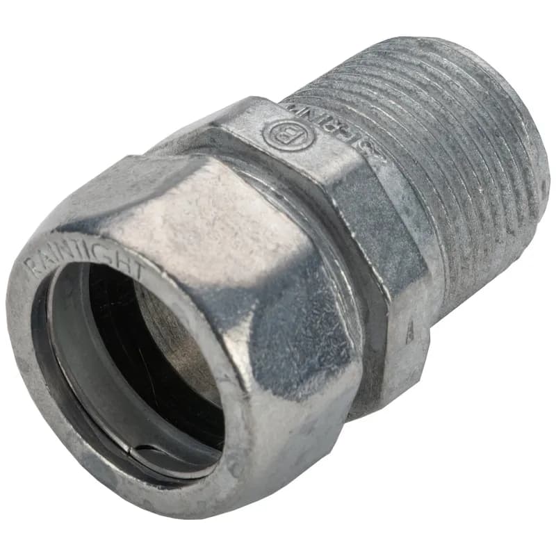 Mighty-Seal Raintight NPT 3/4" EMT to Threaded Entry Connector