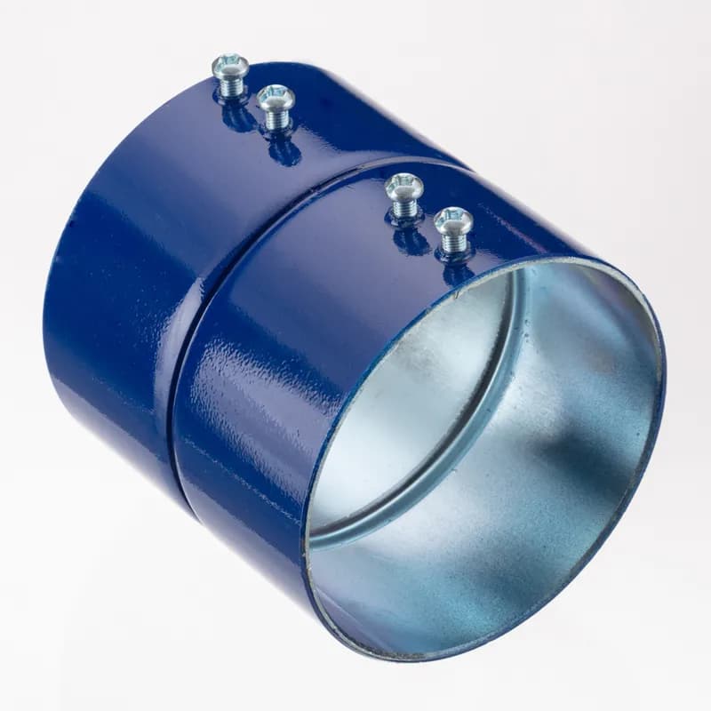 EMT Couplings, Color-Coded, Steel, Blue, Size 2-1/2"
