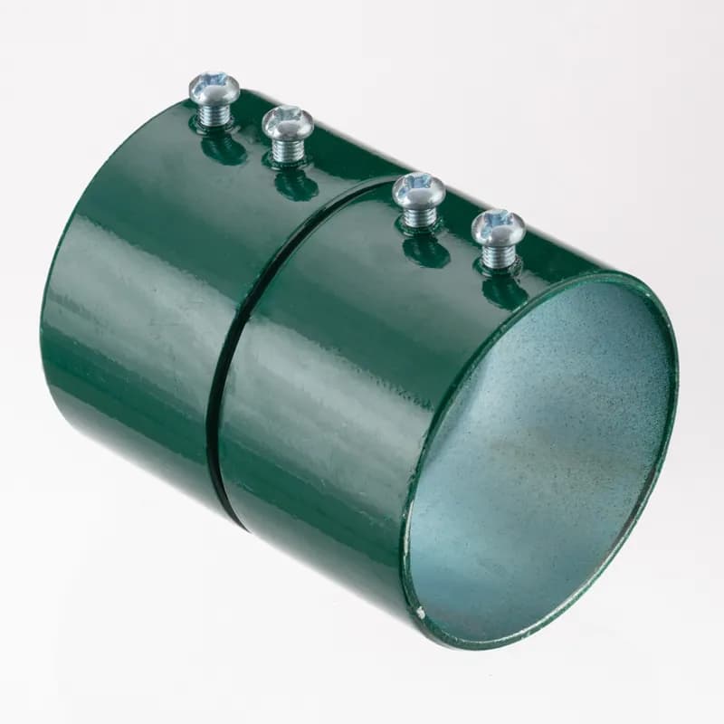 EMT Couplings, Color-Coded, Steel, Green, Size 1/2"