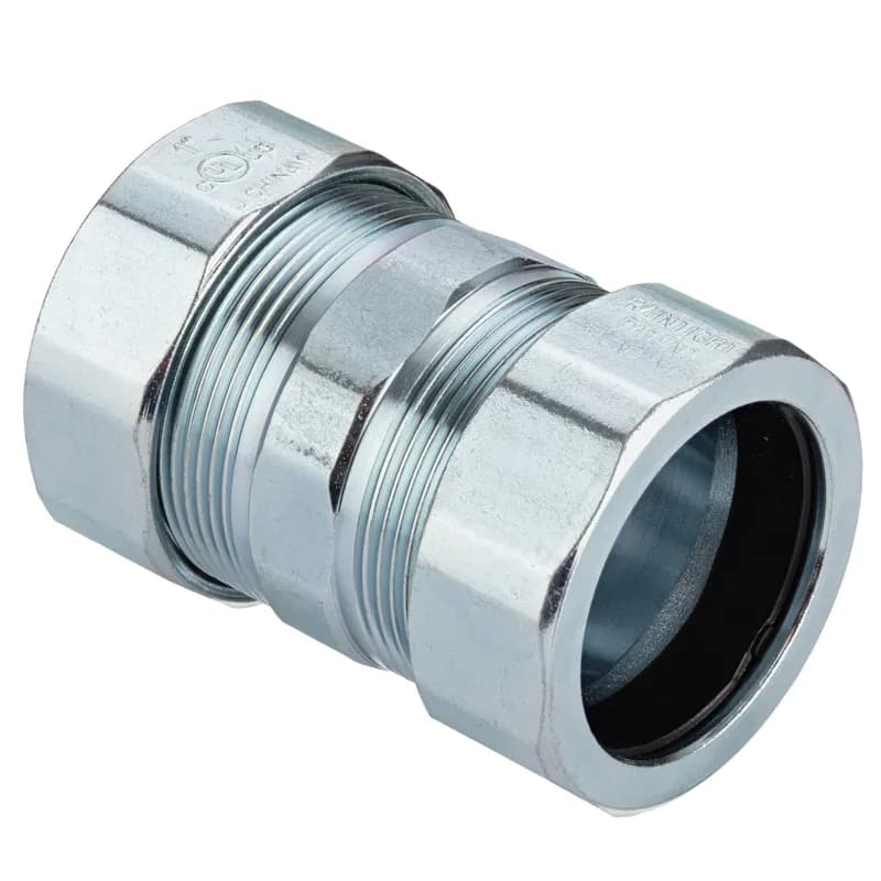 1" Raintight Threadless Rigid Compression Couplings