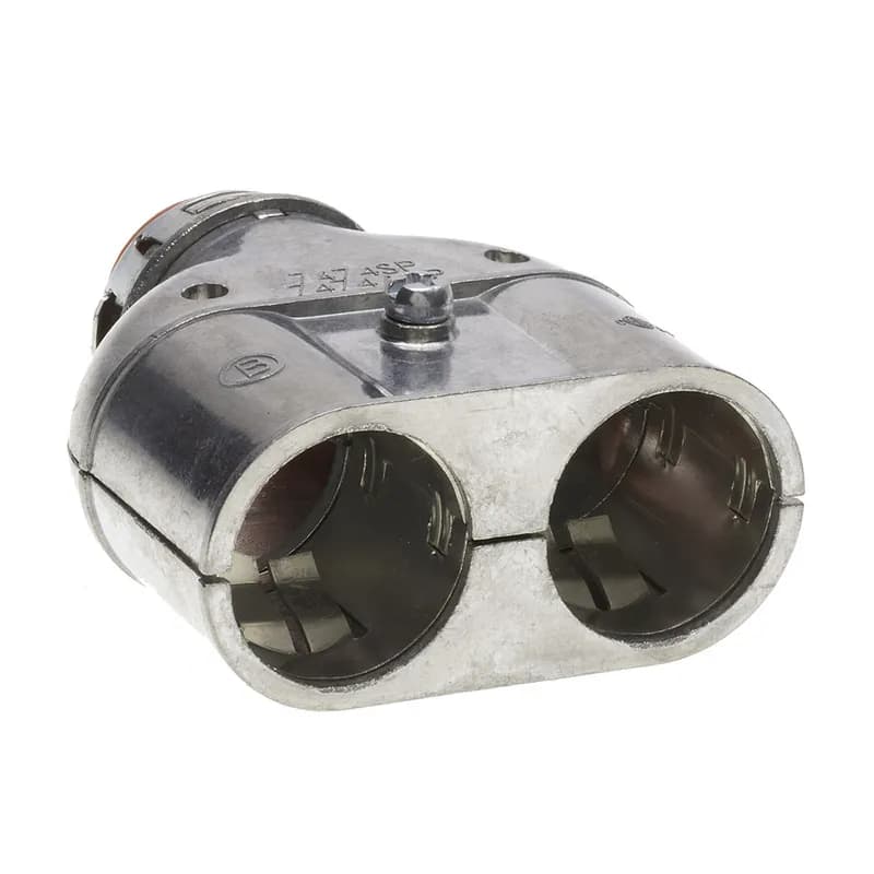 NSI Industries 7474SP - 3/4" Duplex E-Z LOCK Snap-In MC Connector