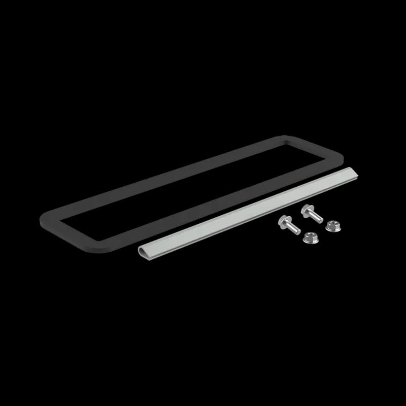 ProLine 100-mm Solid Base Joining, Side-to-Side, fits Side to Side, Rubber