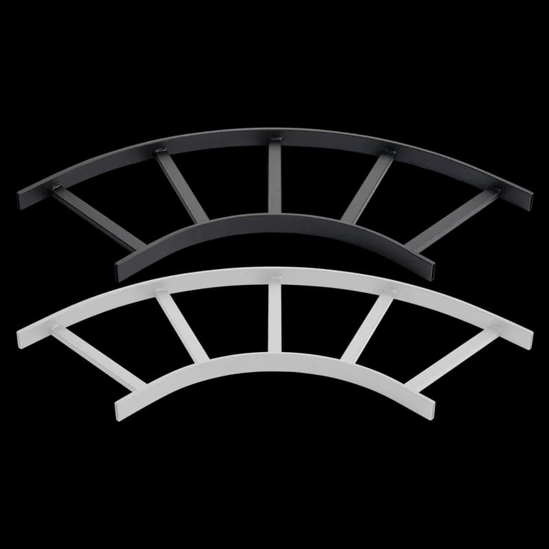 Horizontal E-Bend Section 90-Degree (cULus), fits 18.00, Plated, Steel