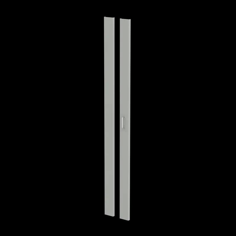 nVent PFPK228C - Filler Panel Kit, fits 2200x800 Rack Frame, C justified, Light Gray, Steel