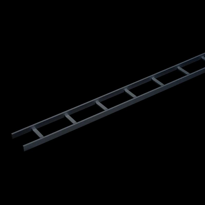 Ladder Rack Straight Sections (cULus Classified), 12.00 wide, Galvanized, Steel