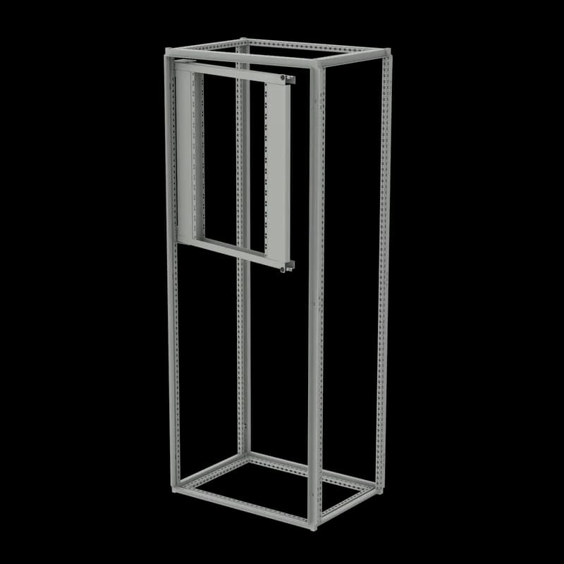 nVent PSF6 - Partial Swing-Out Rack Frame, fits 600mm wide, Light Gray, Steel