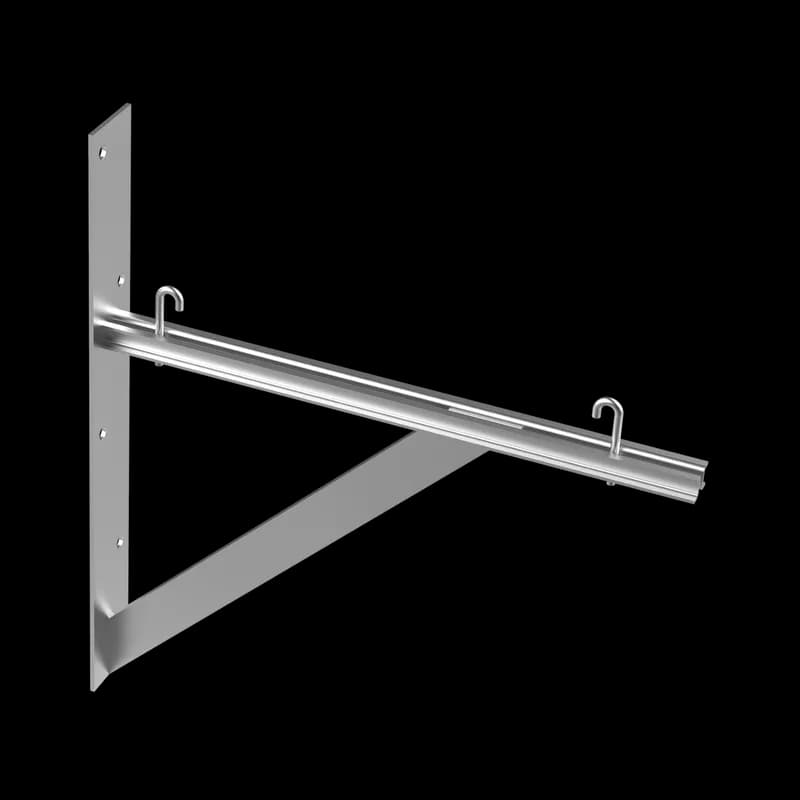 Triangle Support Bracket Kit, fits 12 and 18, Plated, Steel