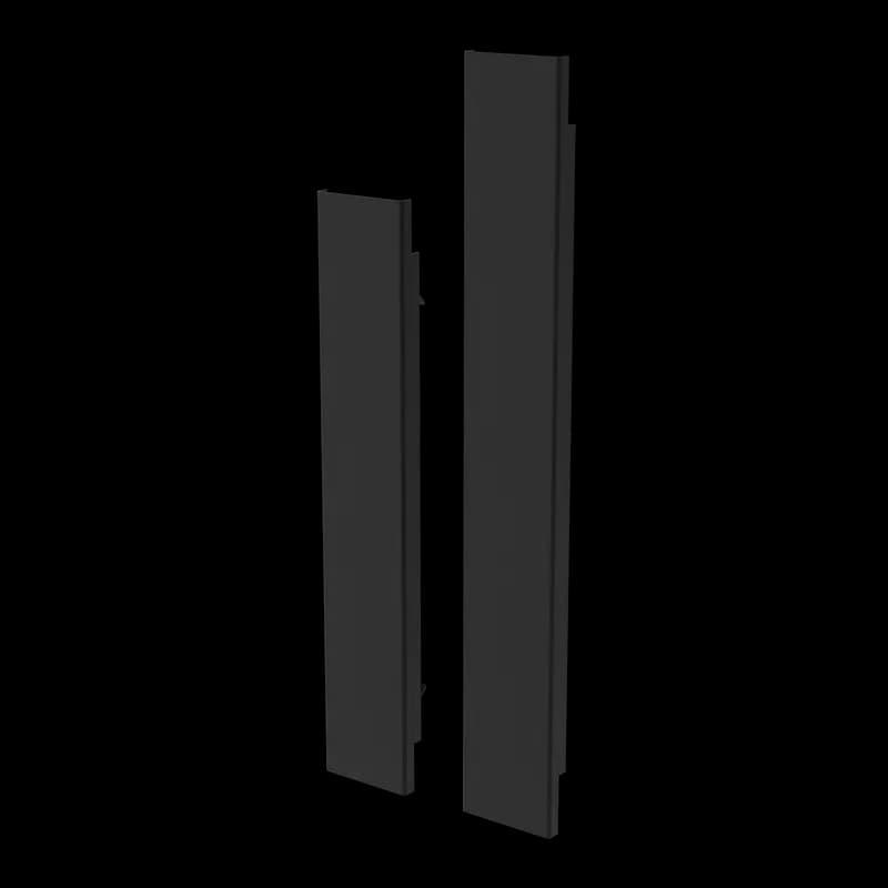 Horizontal Cable Management Cover, fits 23-inch open rack, Black, Steel
