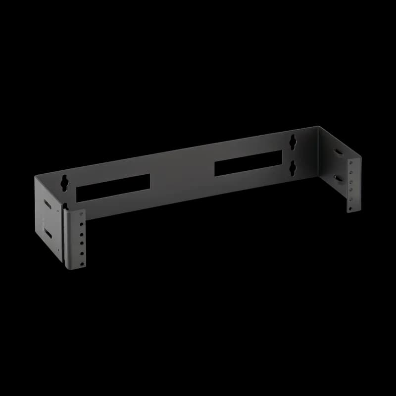 Panel 19-inch Hinged Wall-Mount 4U, Black, Steel