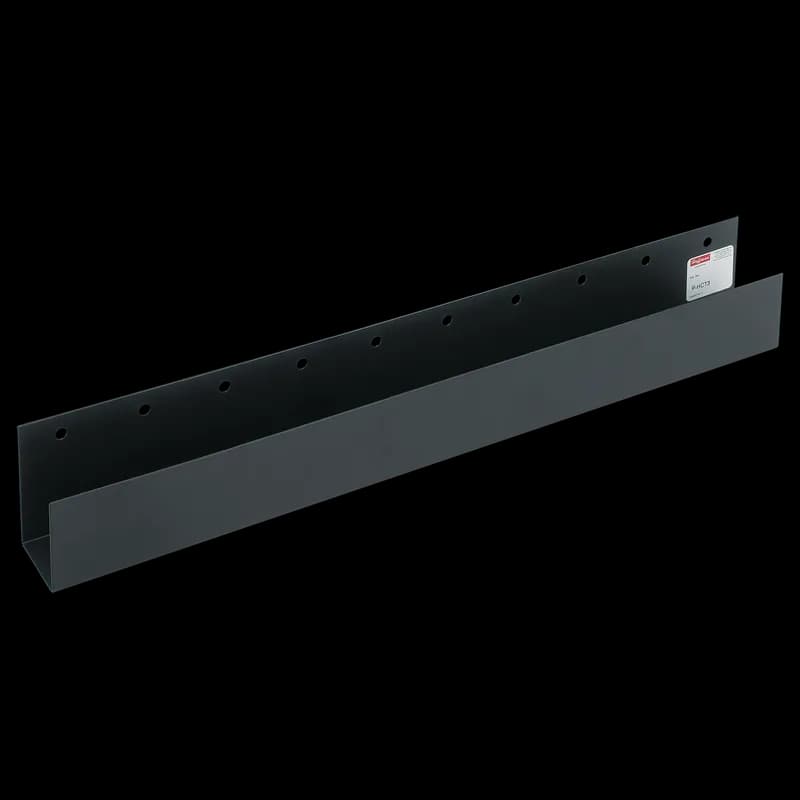 ProLine Horizontal Cable Trough, 200mm, Black, Steel