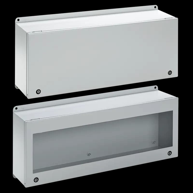InLine Landscape Enclosure Type 4 12, 230x310x155mm, Light Gray, Mild Steel