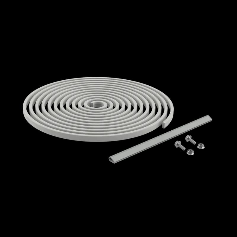 ProLine 100-mm Solid Base Joining, Side-to-Side, fits Side to Side, Steel