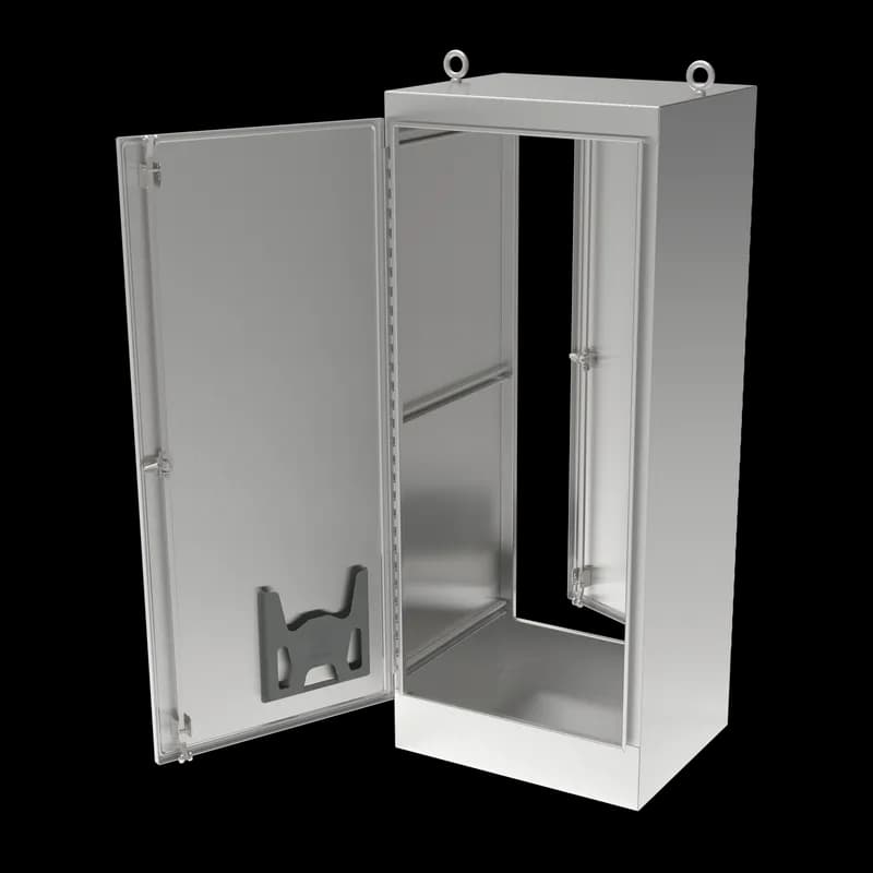 Freestand 1 Door Dual Access 3Pt Type 4X, 72x36x24, Brushed, SS304
