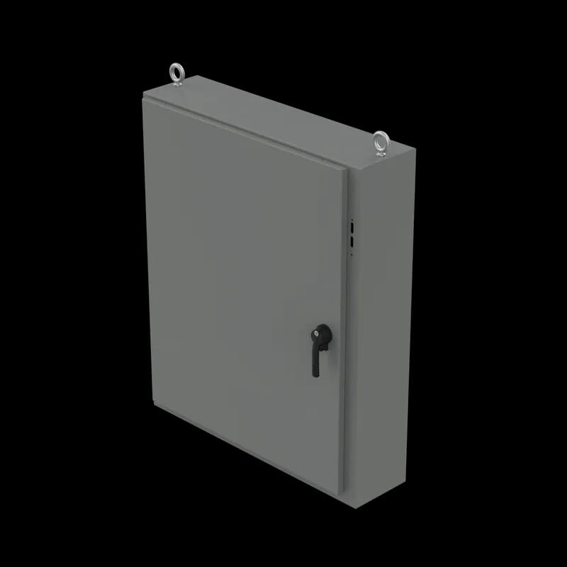 Low-Profile 1-Door Disconnect Type 12, 48.00x40.25x10.00, Gray, Steel