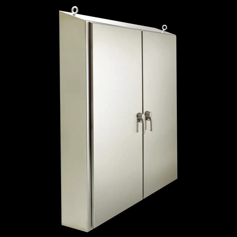 nVent WS746312SS - WaterShed Freestand 3-Pt Latch Type 4X, 74x63x12, Brushed, SS304