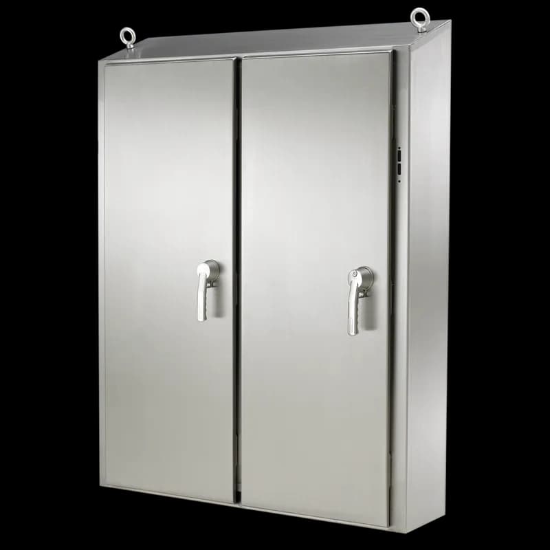 nVent WS74XM7518SS - WaterShed Freestand Disconnect Enclosure Type 4X, 74x75x18, Brushed, SS304