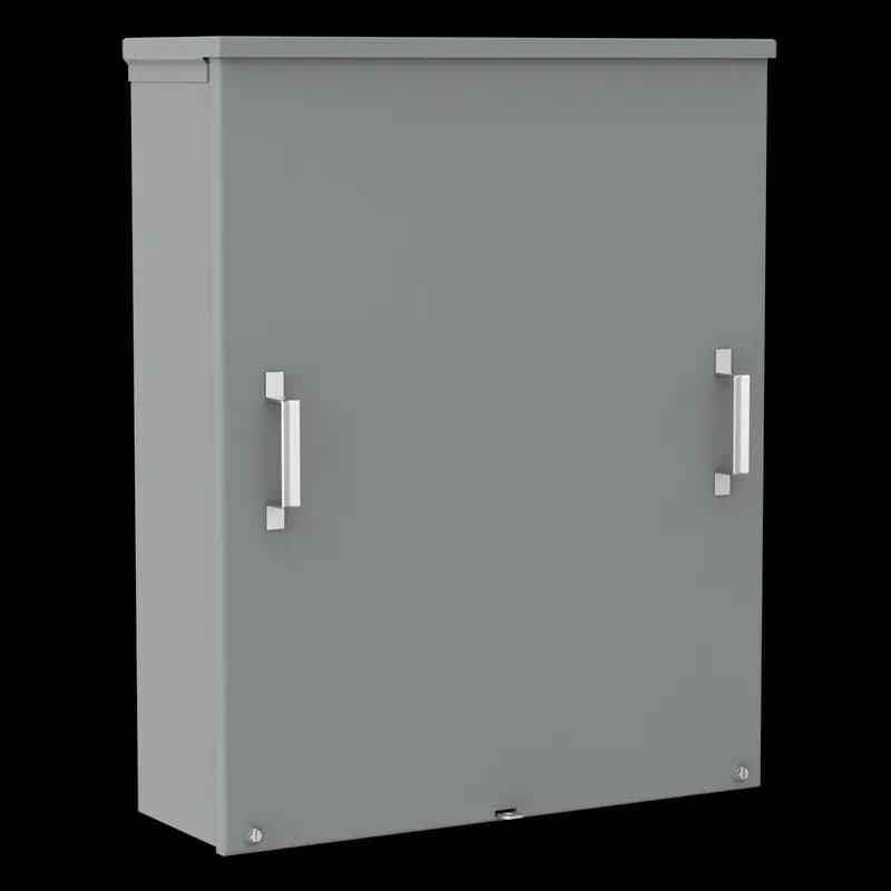 nVent A36R3012NK - Screw-Cover Drip-Shield Type 3R no Knockouts, 36x30x12, Gray, Steel