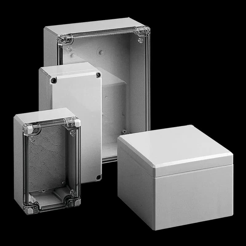 nVent Q1286PCD - Terminal box, 80x120x56, Polycarbonate box