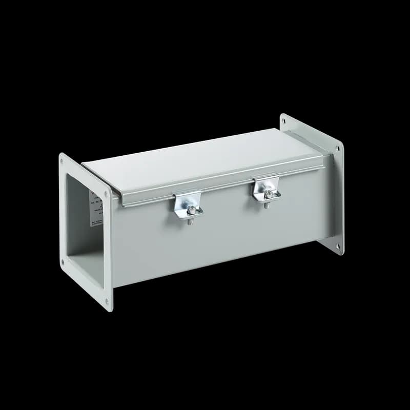 Straight Section Feed-Through Type 12, 4.00x4.00x120.00, Gray, Steel
