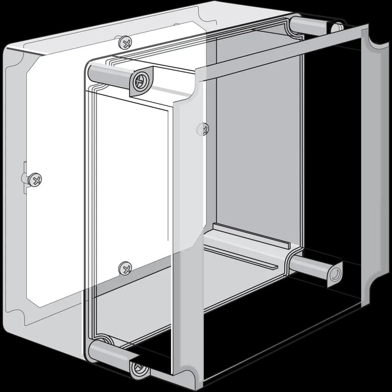 Mounting plate, 75x125