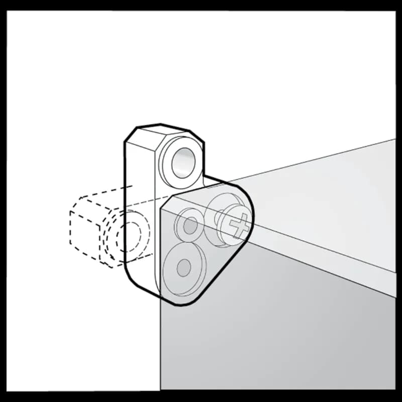 Wallmounting brackets QLINE D