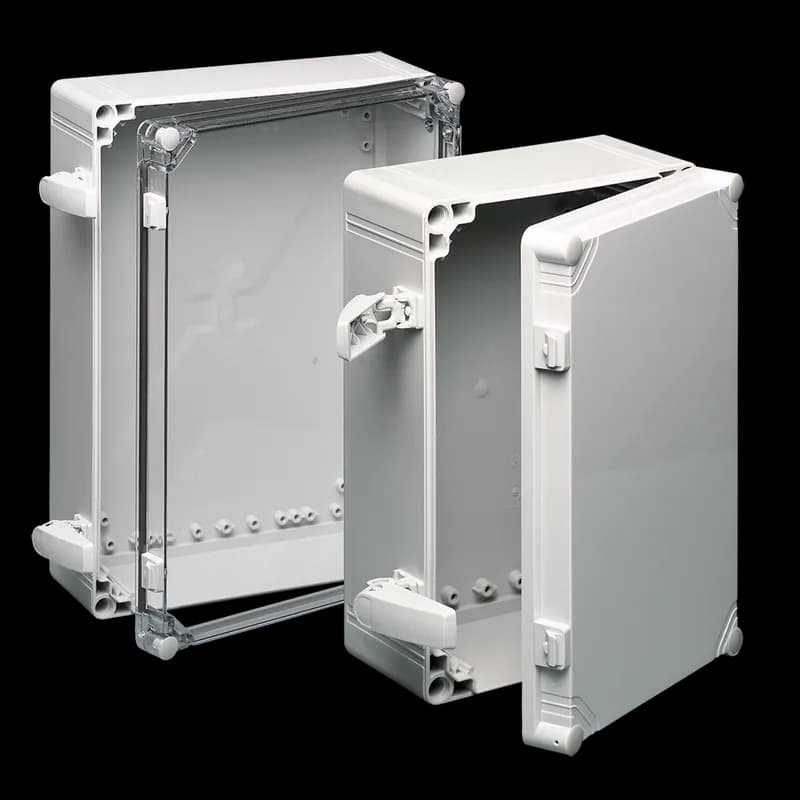 nVent Q403013PCICC - Terminal box, 300x400x130, Polycarbonate box, transparent cover