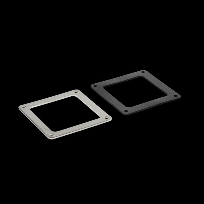 Box Connector, 4.00x4.00, Brushed, SS304