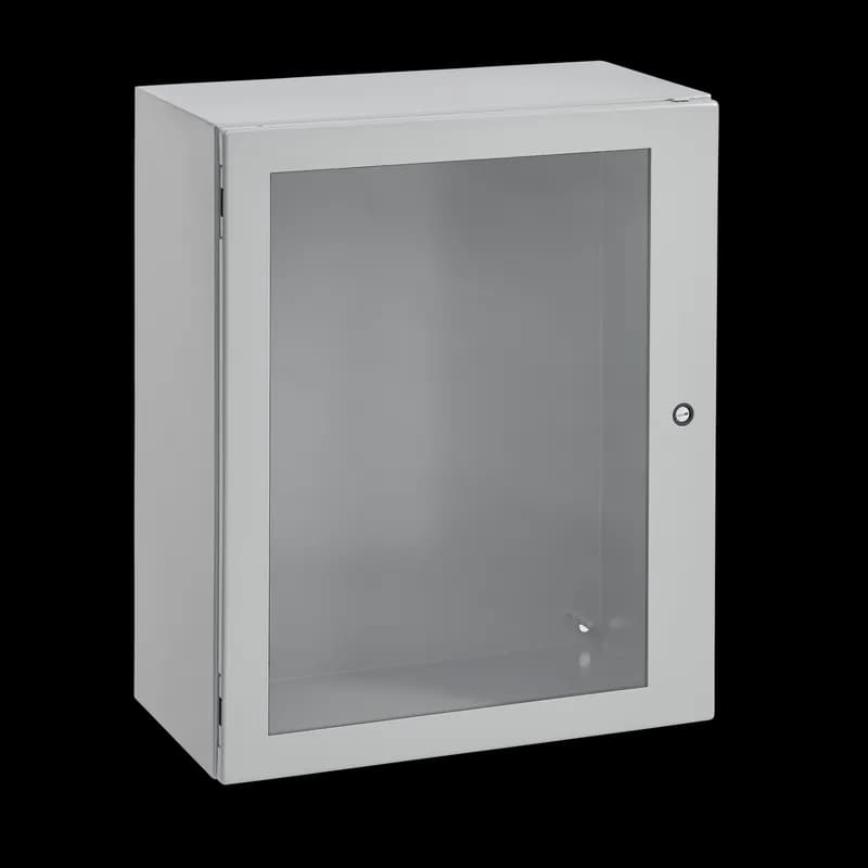 Concept Window-Door Enclosure, 20.00x16.00x8.00, Lt Gray, Steel