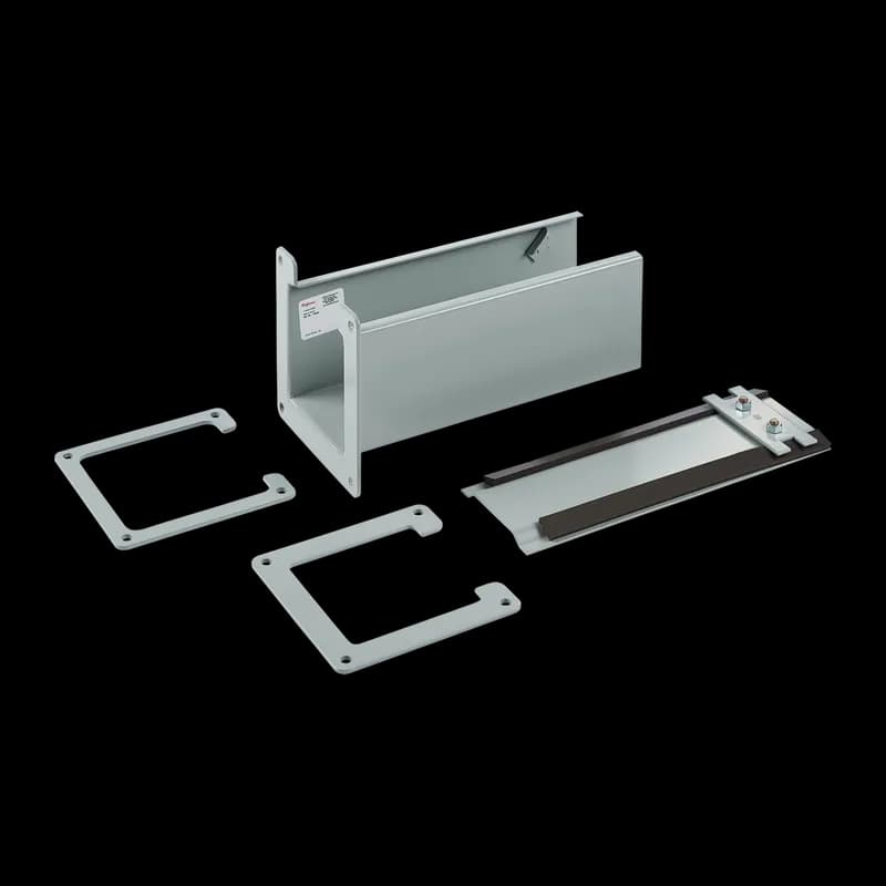 Telescope Fitting Lay-In Hinged Cover, 4.00x4.00, Gray, Steel