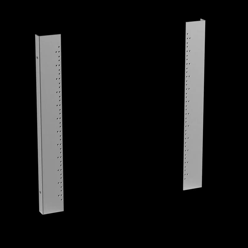 Rack Mounting Angle L Style for 24-inch wide Wall-Mount, fits A=24.00, Steel