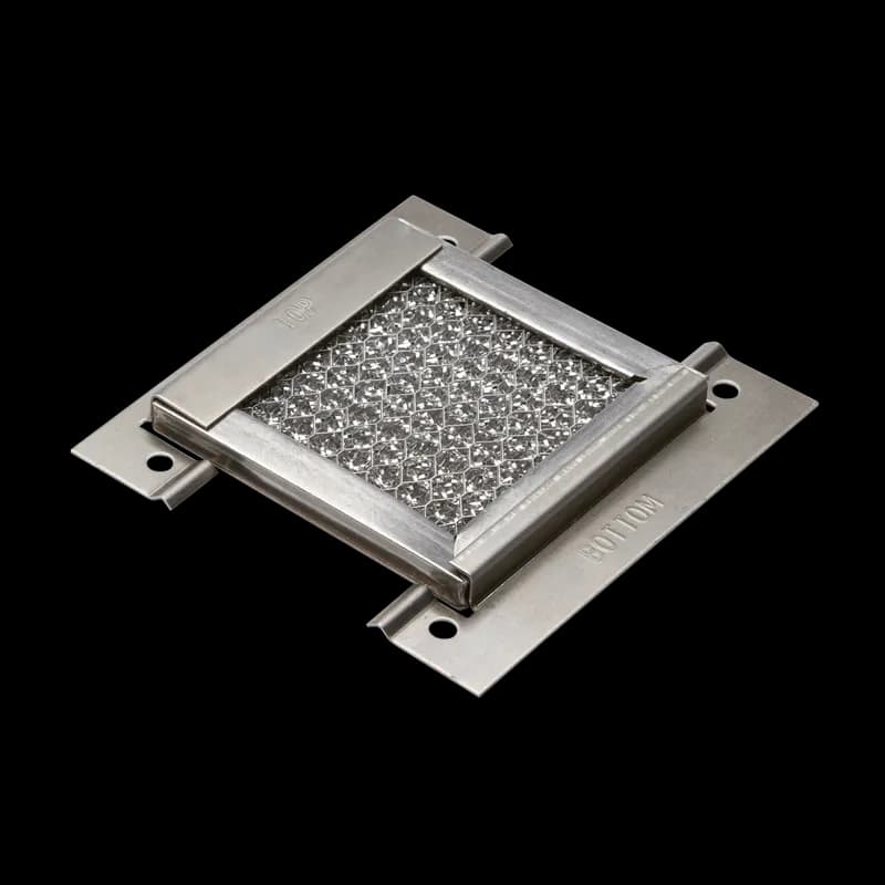 Louver Plate Kit Filters, fits AVK44 Louver Kit, Mill, Aluminum