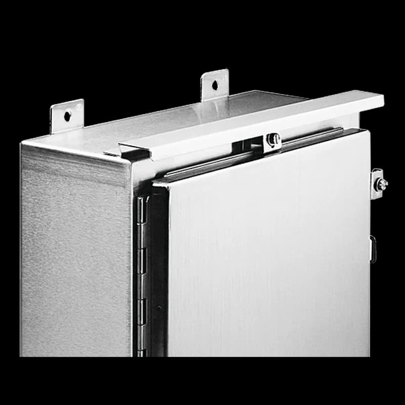 Drip Shield Kit for Type 4 and 4X Wall-Mount, fits B=12.00, No. 2B, SS316L