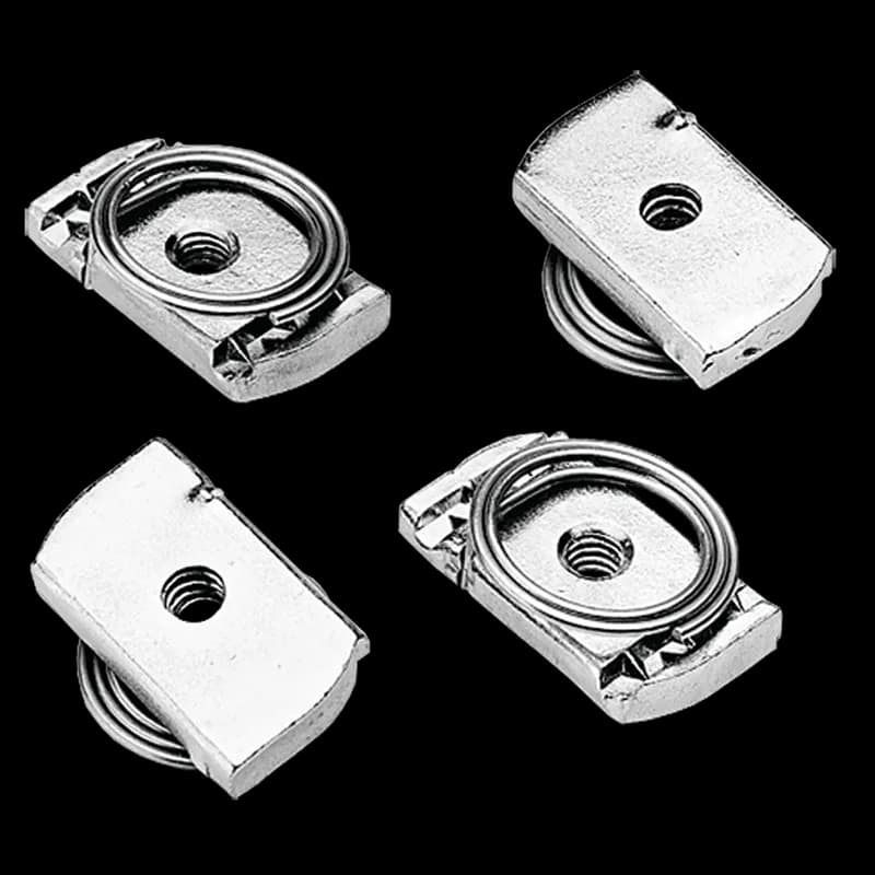 Top-Grip Clamping Nut Package, 5/16-18 Quantity 20, Plated, Mild Steel