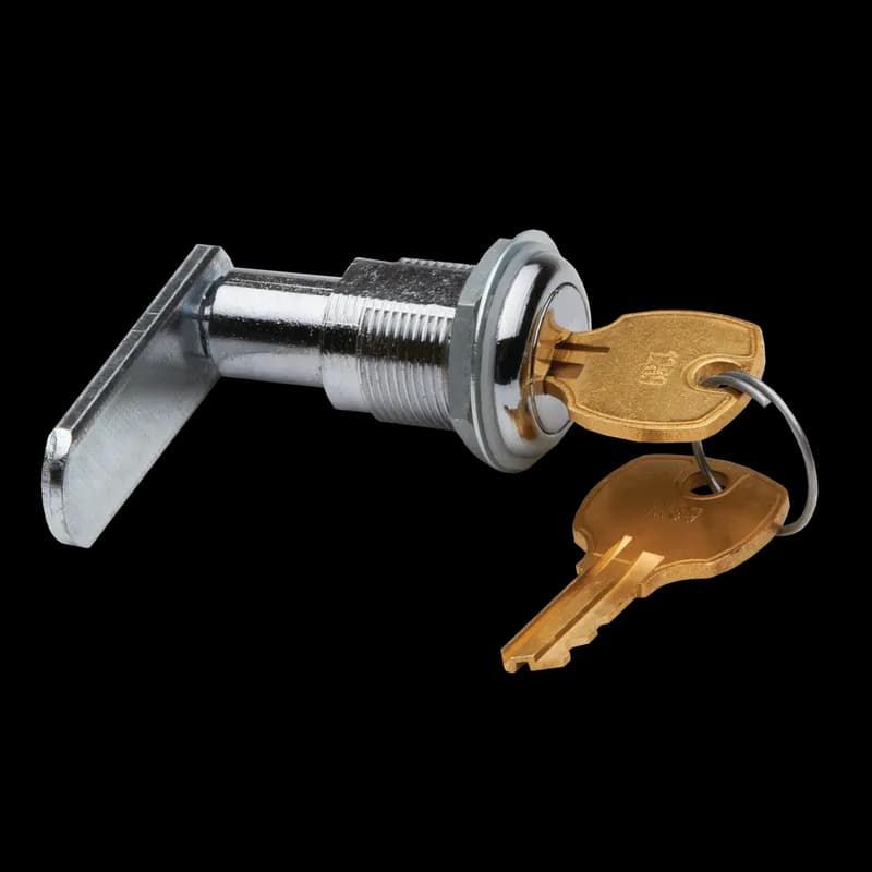 Cylinder Lock Kit for Type 3R and 12 Enclosure, Chrome Plated, Steel