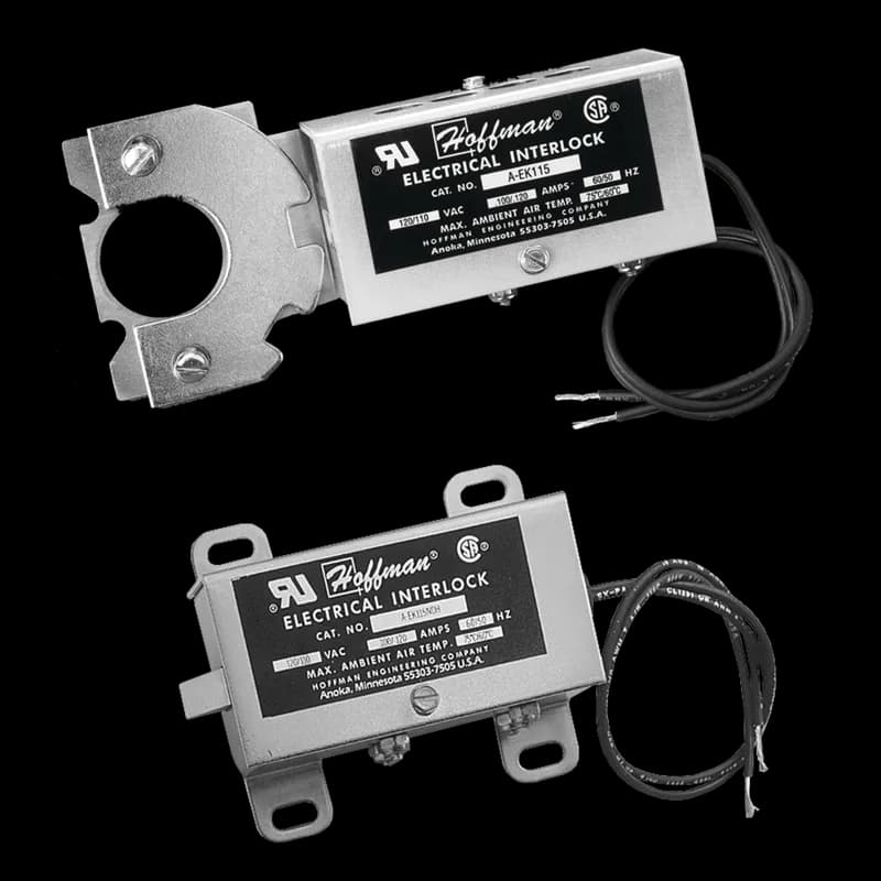 Electrical Interlocks NDH, 230VAC, Plated, Steel