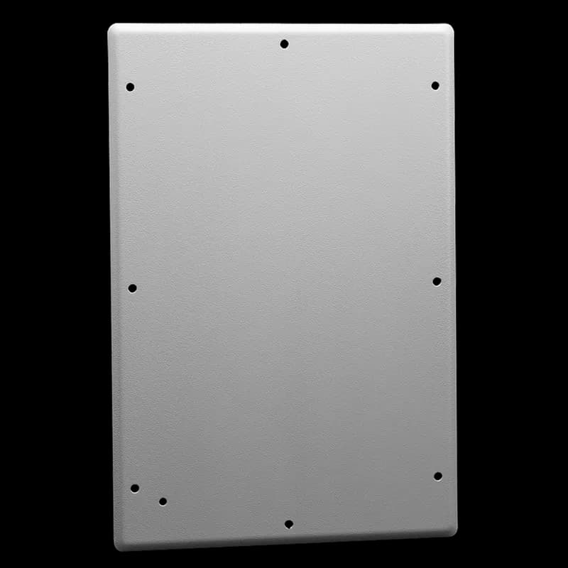 Gland Plate for Free-Stand, Type 4 and 12, 12 Gauge, 16.00x18.00, Gray, Steel