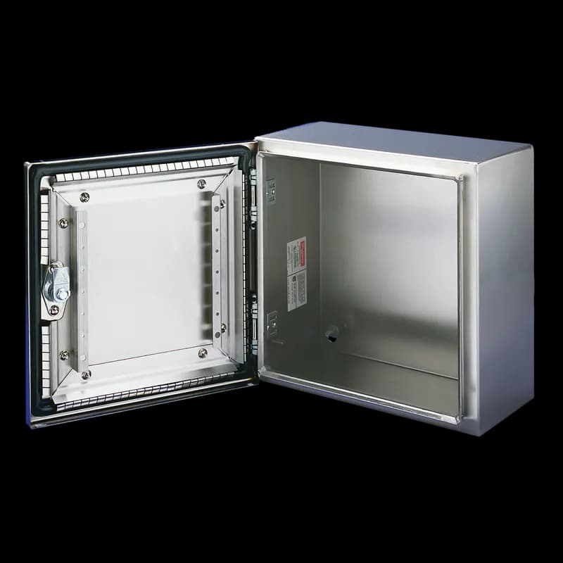nVent CSD12126EMCSS - Concept Wallmount EMC 1/4-Turn Latch Type 4X, 12x12x6, Brushed, SS 304