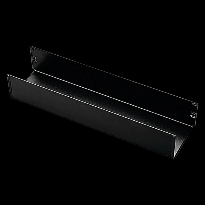 nVent ECT23 - Cable Trough, fits 23-inch rack, Black, Steel