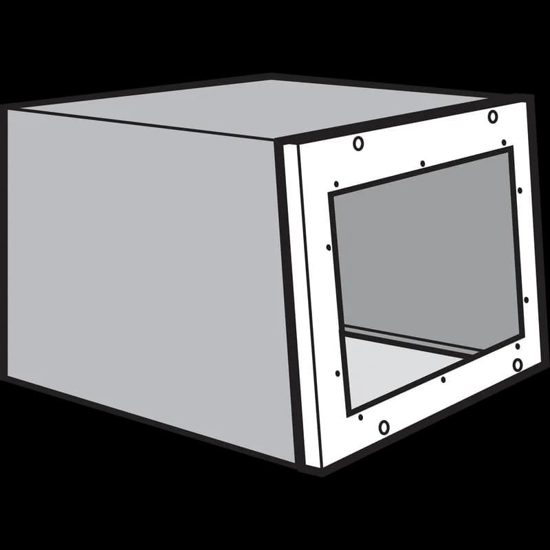 Upper Front Cover with Cutout for ProLine Sloped-Front, 20x23x1, Lt Gray, Steel