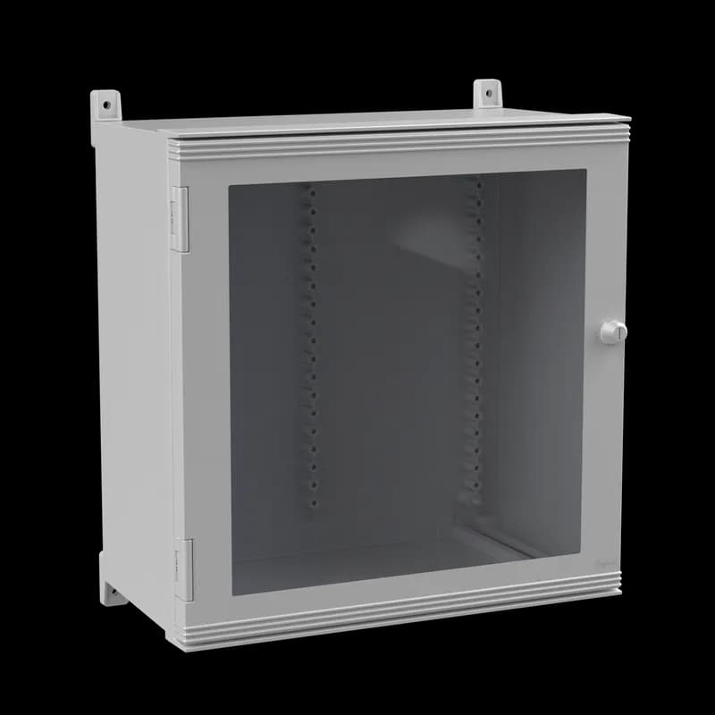 nVent UU606030W - Ultrx Enclosure Window Door Type 4X, 600x600x300mm, Lt Gray, Fiberglass