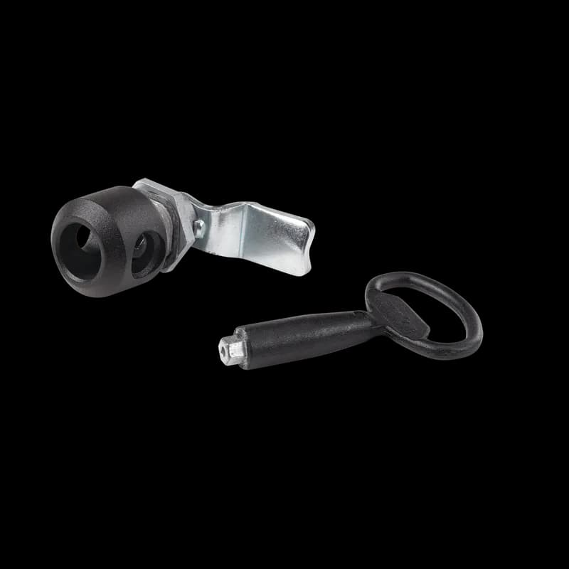 nVent EPL4 - ComLine Handle Padlocking Quarter-Turn, Black, Steel