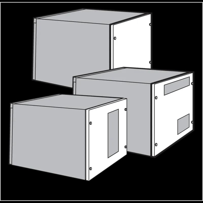 Rear Cover for ProLine Sloped-Front HMI, fits 700x600mm, Lt Gray, Steel