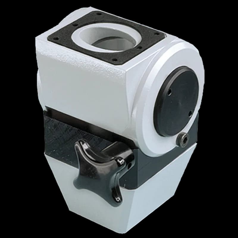 Compact Series 2 Swivel Tilt Straight, fits 45x60mm, Lt Gray, Aluminum