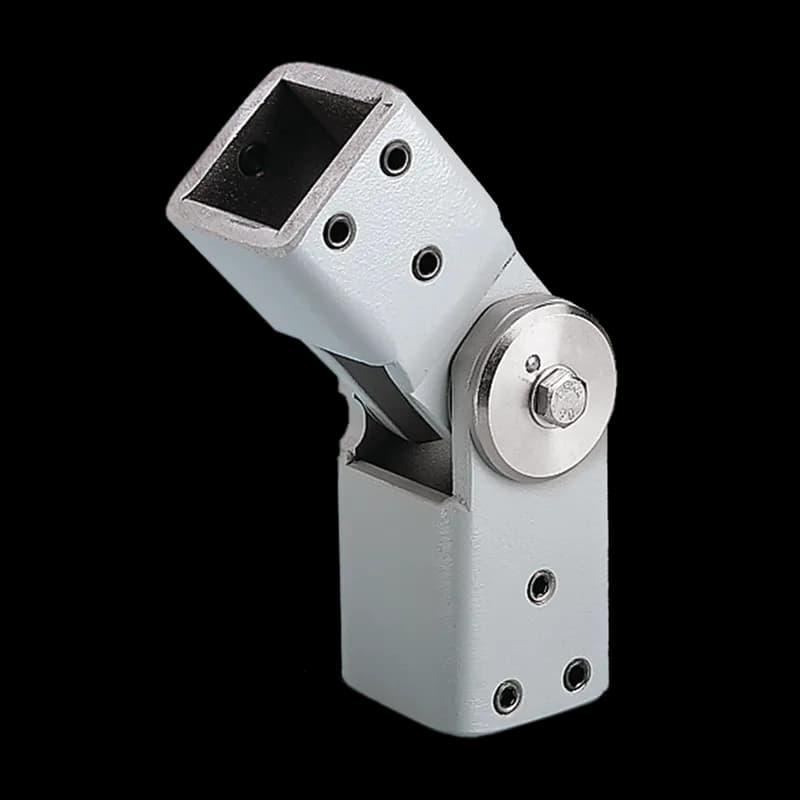 Compact Series 4 Intermediate Joint, fits 80x80mm, Lt Gray, Steel