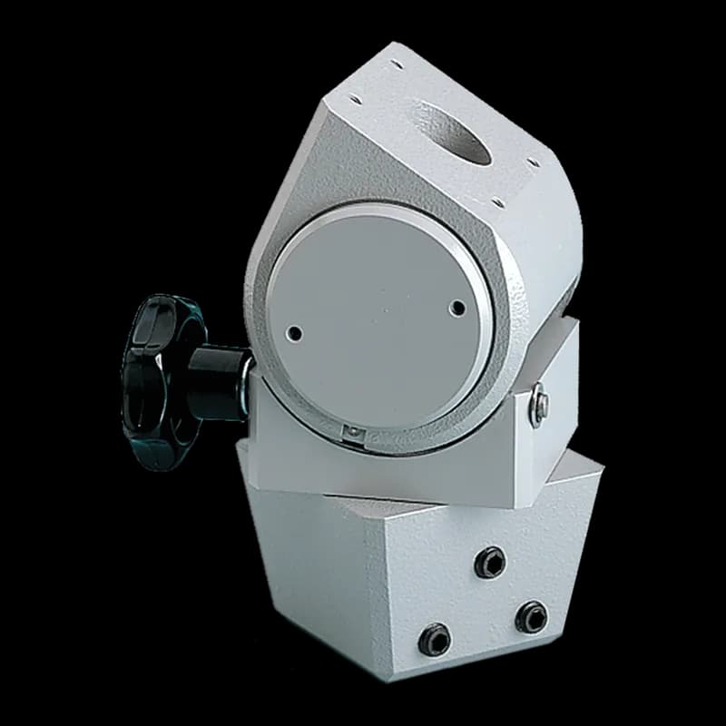 Compact Series 4 Swivel Tilt, fits 80x80mm, Lt Gray, Aluminum