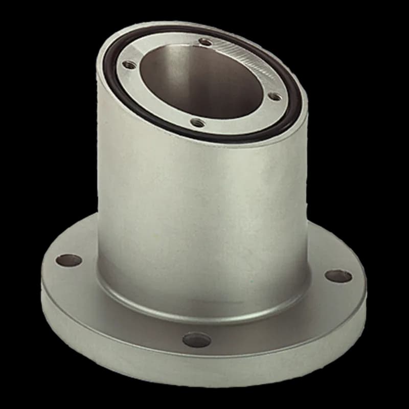 nVent CCSS48ACBB - CS480 Base Bracket Angle Coupling, fits 48.3mm Tube, Brushed, SS304