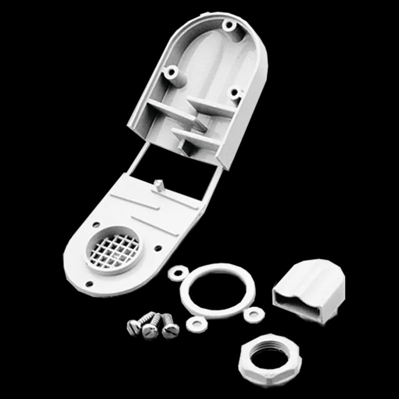 Large Ventilator, 2.73x1.99x.84, Gray, Plastic