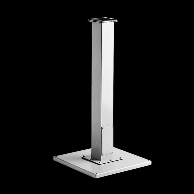 Pedestal System Straight Column, 35.00x6.00x6.00, Gray, Mild Steel