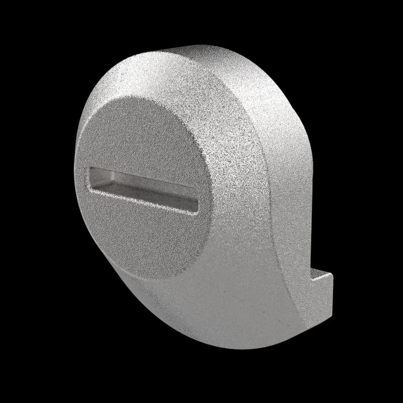nVent UULSC - Ultrx Key Insert Flat Slotted, fits Ultrx, Polished, Stainless Steel 316