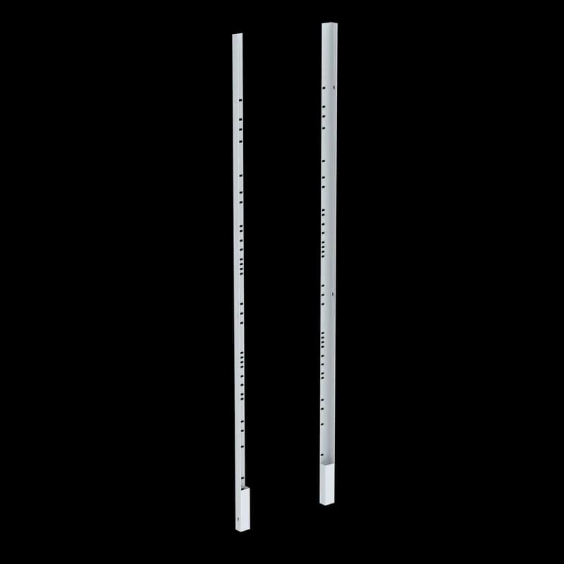 Heavy Duty Panel Support for Free-Stand Enclosure, fits A=90, White, Steel